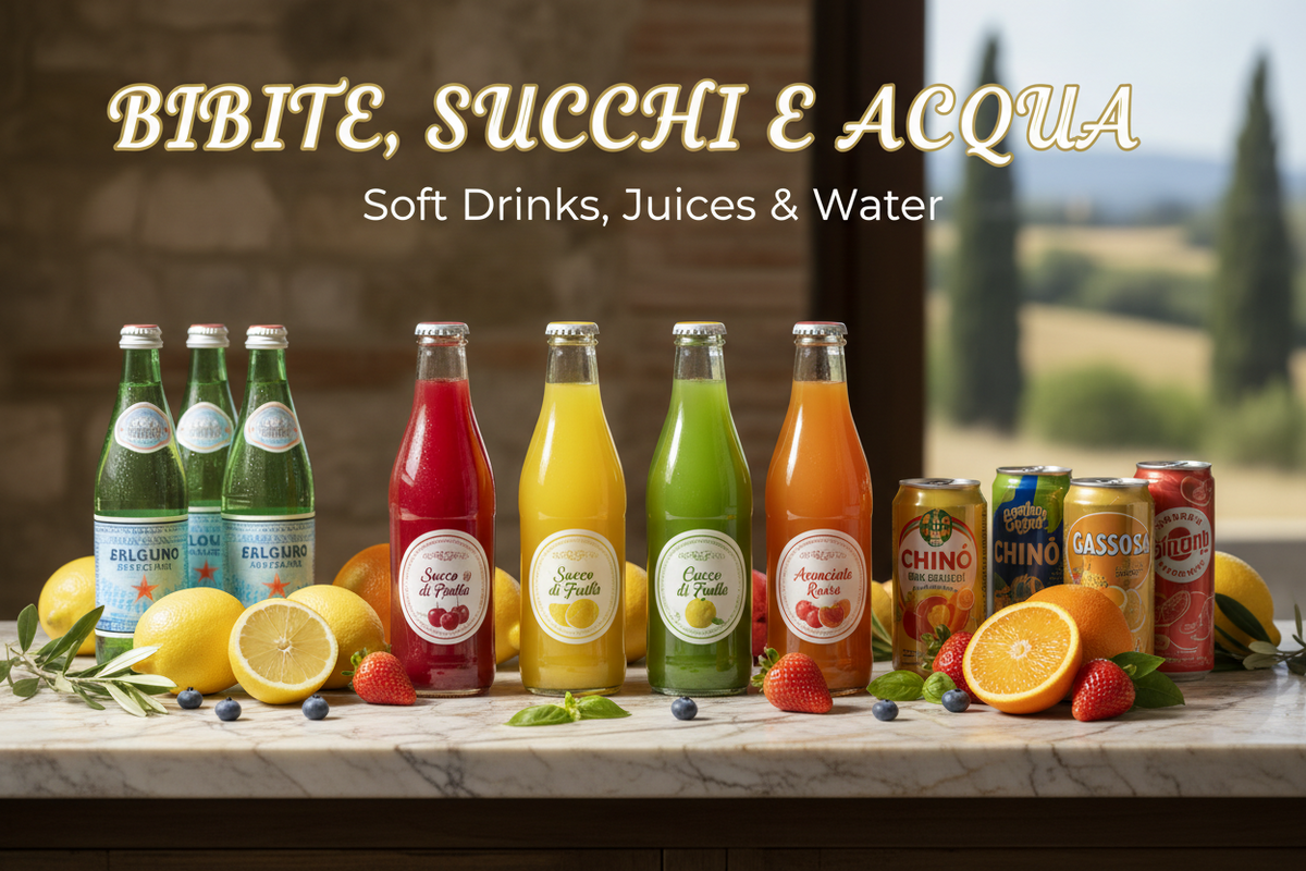 Soft Drinks, Juices & Water