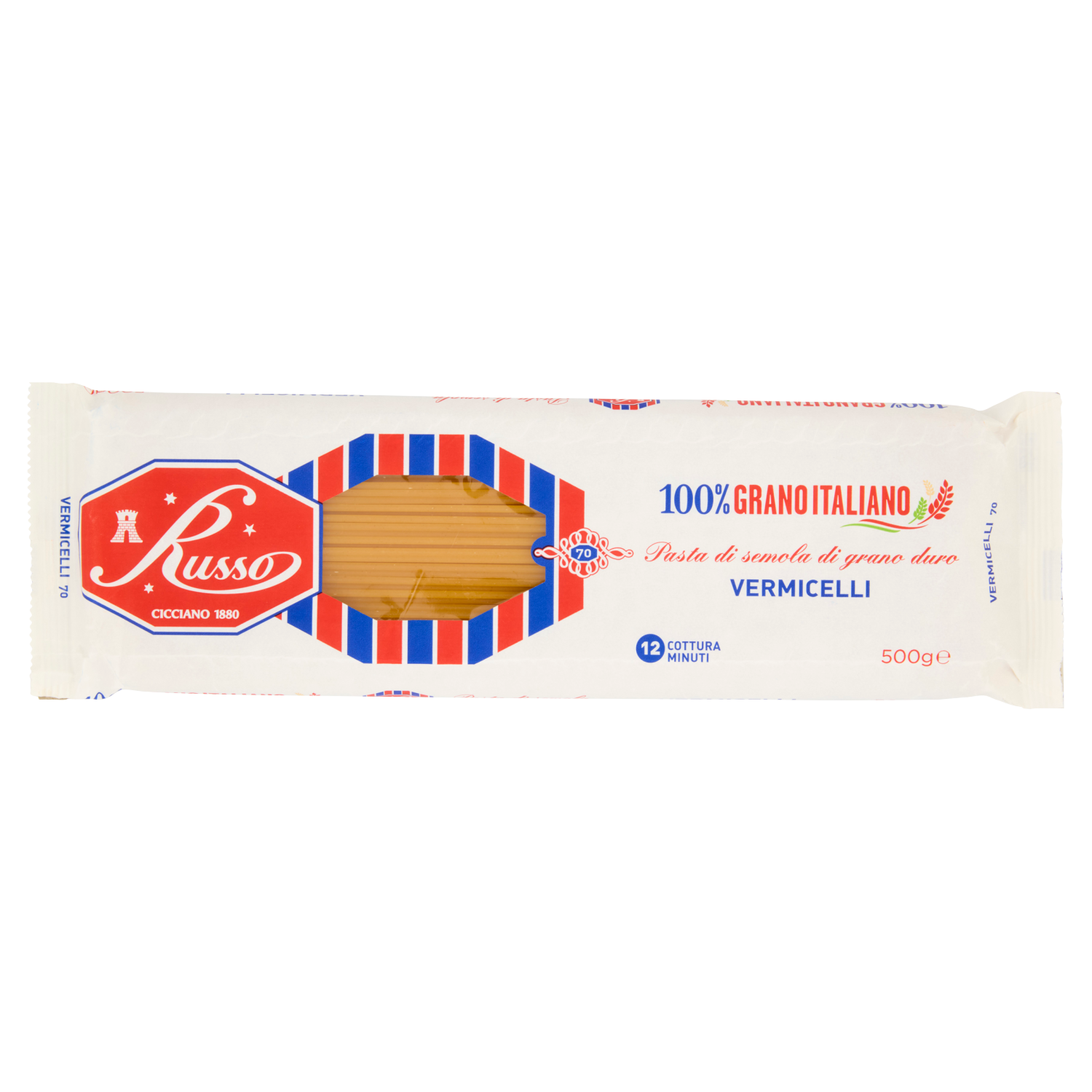 RUSSO PASTA DI SEMOLA VERMICELLI 500g(24 in a box)