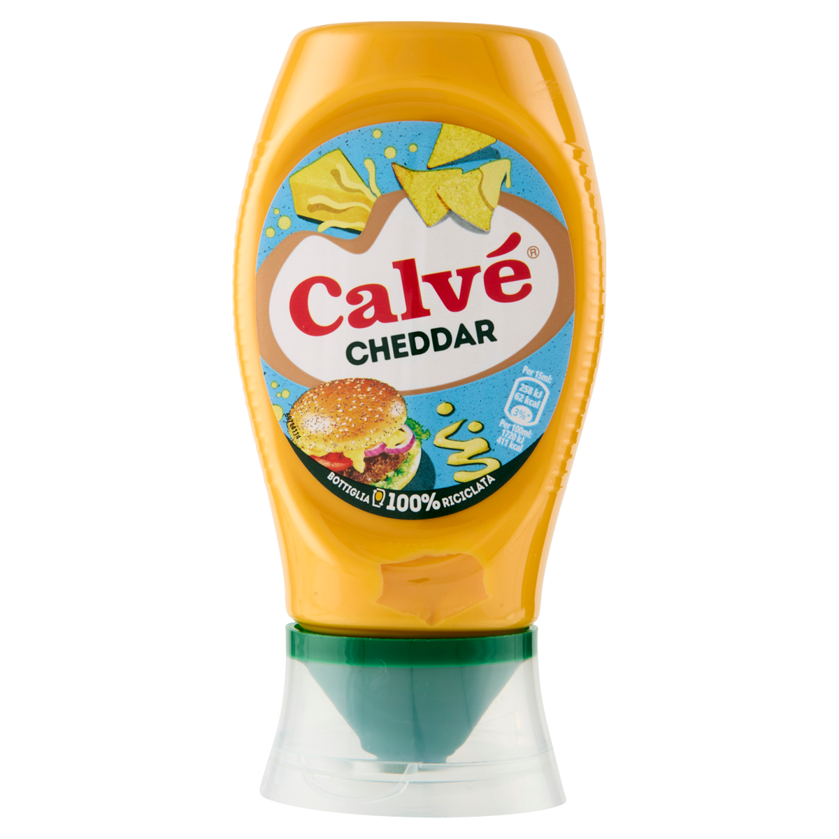 CALVE' SALSA CHEDDAR 240ml(8 in a box)