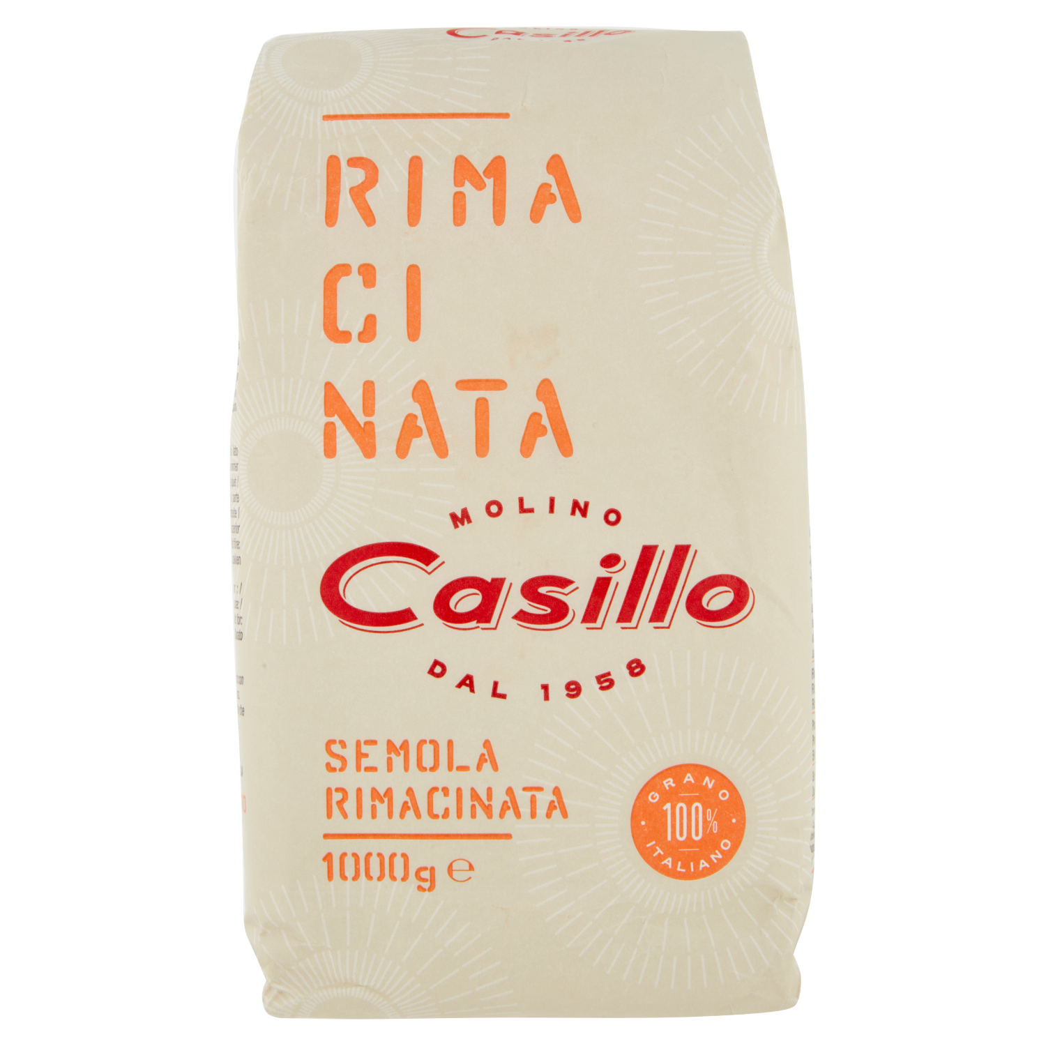 CASILLO SEMOLA RIMACINATA 1kg (10 in a box)