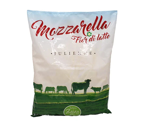 MOZZARELLA FIOR DI LATTE JULIENNE BAG 2.5KGX5 BOX