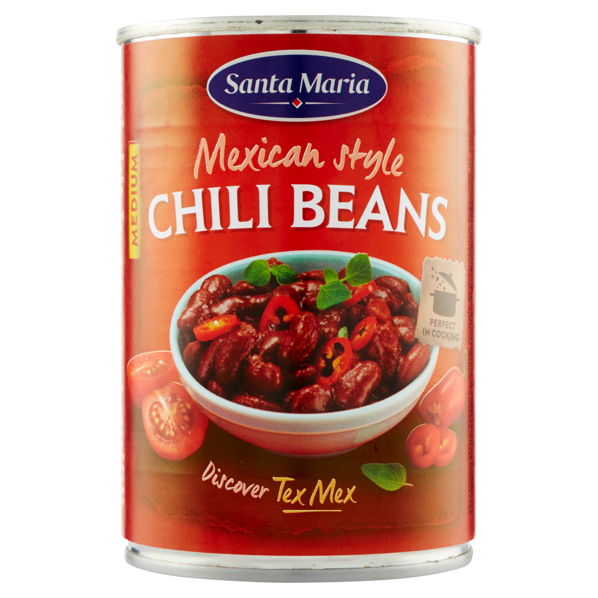 SANTA MARIA CHILI BEANS MEXICAN 410g (12 in a box)