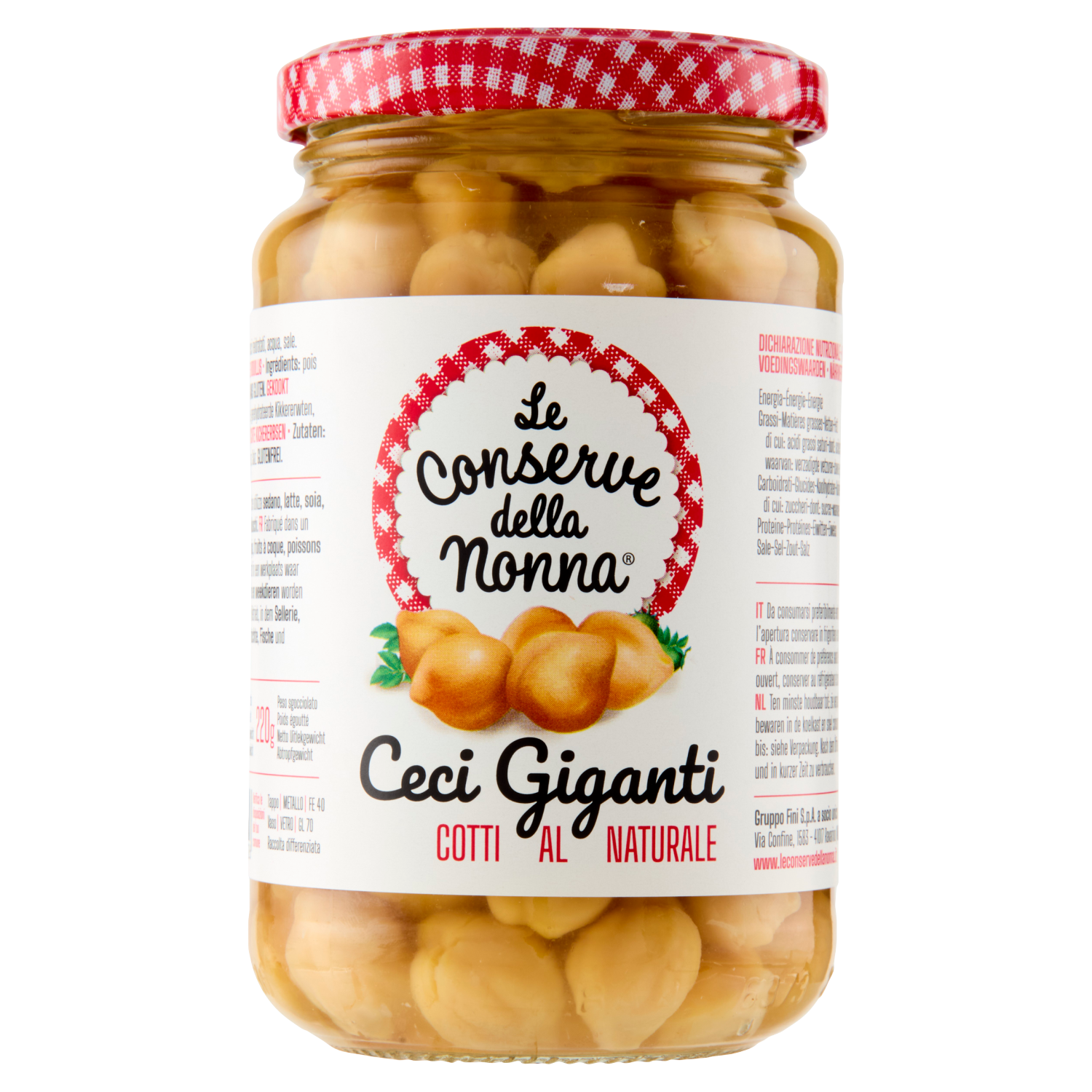 CONSERVE DELLA NONNA CECI GIGANTI 360g (12 in a box)