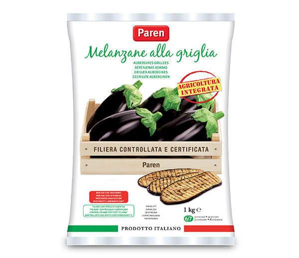 PAREN EGGPLANT SLICED GRILLED 1 KG BAG 5 IN A BOX