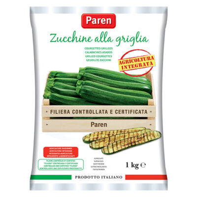 PAREN ZUCCHINE SLICED GRILLED X1KG BAG 5 IN A BOX