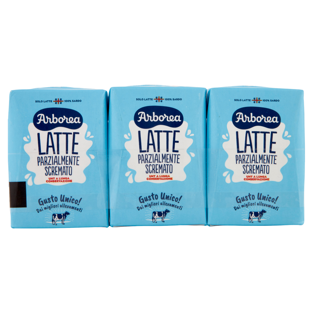 ARBOREA LATTE UHT PARZIALMENTE SCREMATO 200ml X3 (8 in a box)
