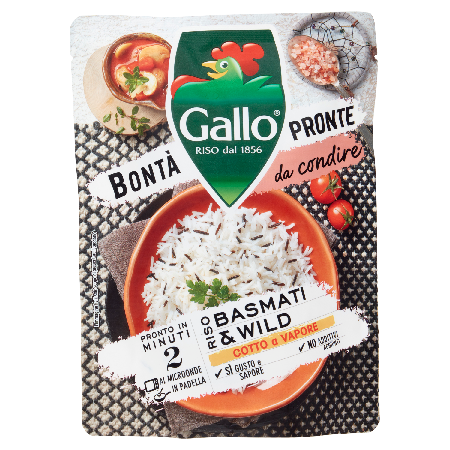GALLO BONTA'BASMATI&WILD 250g (6 in a box)