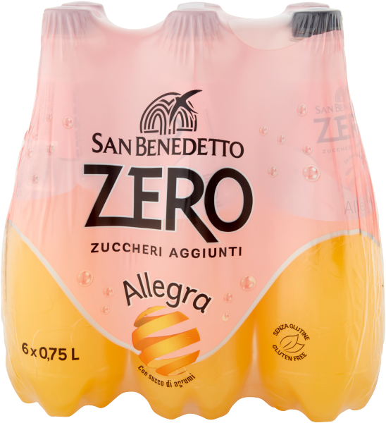 San Benedetto Aranciata Zero 750 Ml