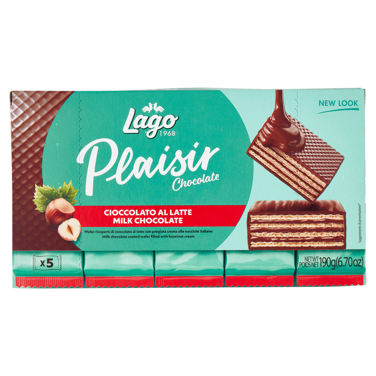 ELLEDI PLAISIR LATTE X5 220g (16 in a box)