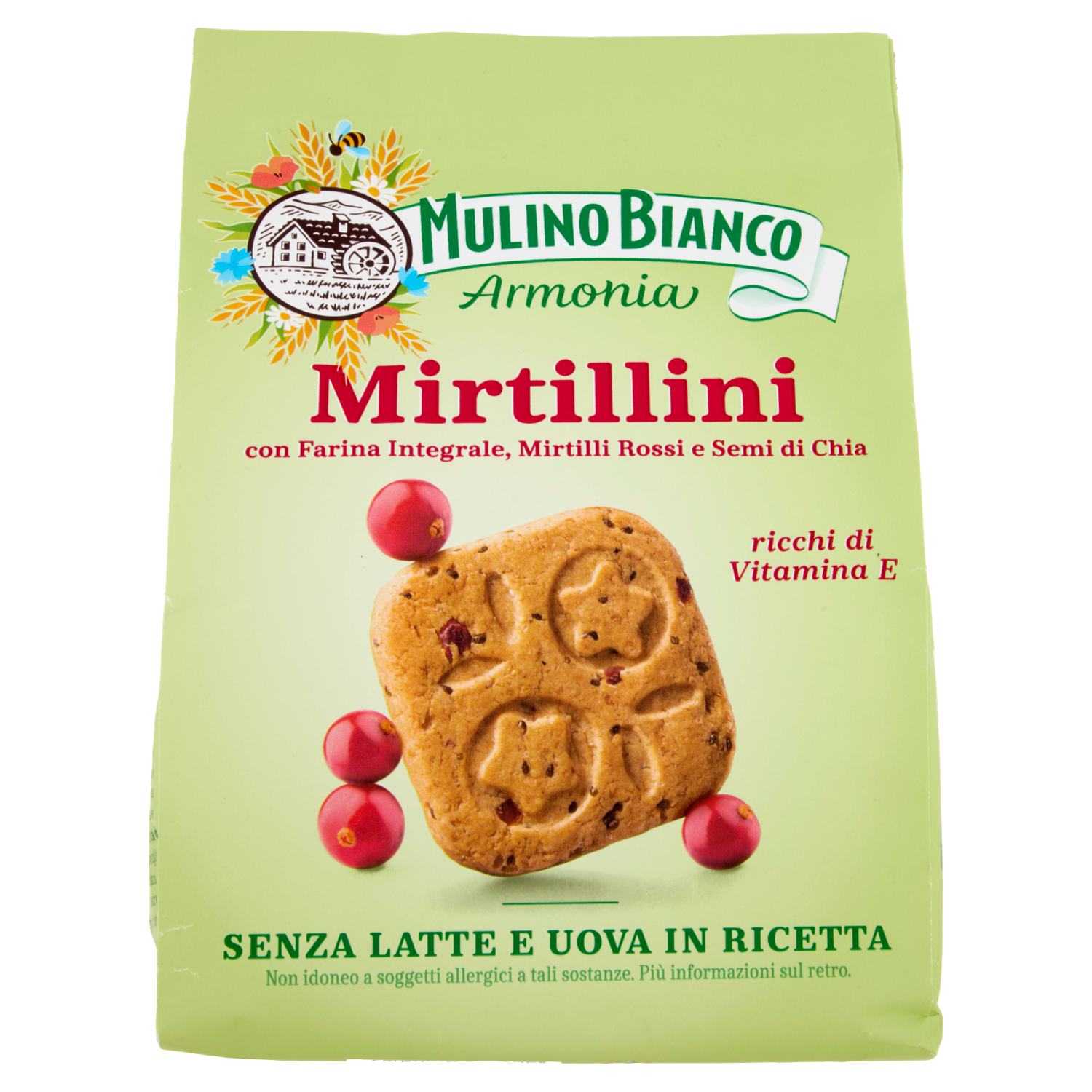 MULINO BIANCO MIRTILLINI SENZA LATTOSIO 270g (10 in a box)