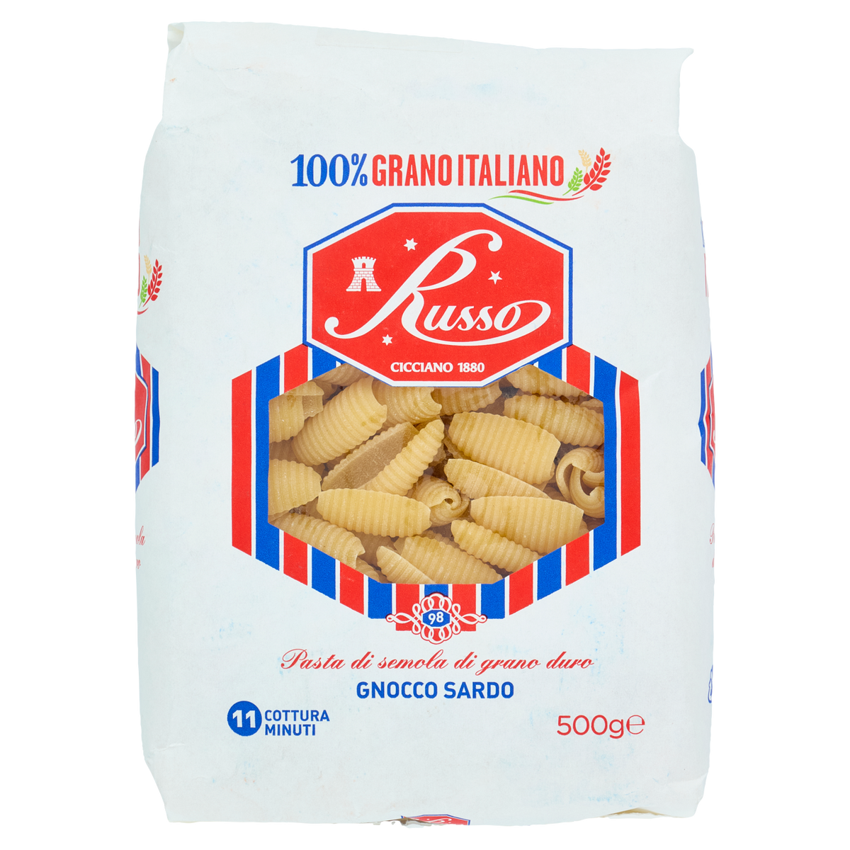 RUSSO PASTA DI SEMOLA GNOCCO SARDO 500g (20 in a box)