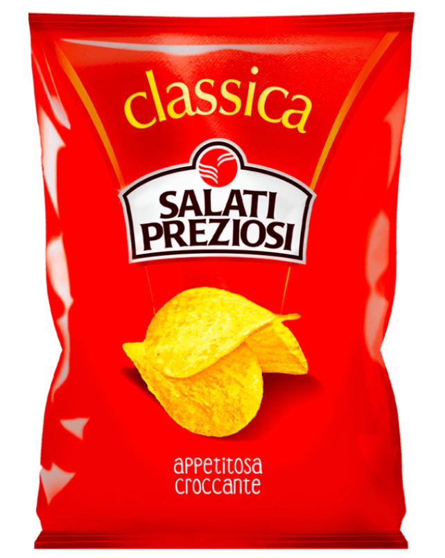 SALATI PREZIOSI PATATINA CLASSICA 120g (20 in a box)