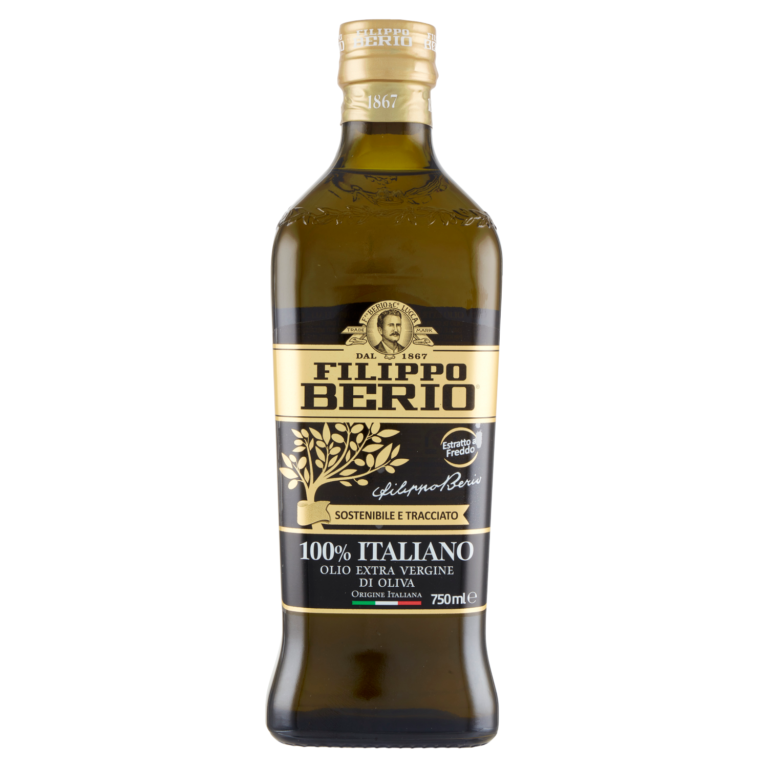 BERIO OLIO EXTRA VIRGIN OLIVE OIL ITALIA 750ML (12 in a box)