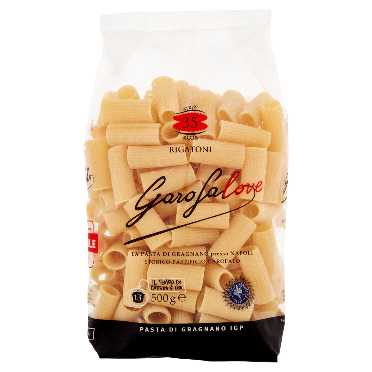 GAROFALO PASTA DI SEMOLA RIGATONI 500g (16 in a box)
