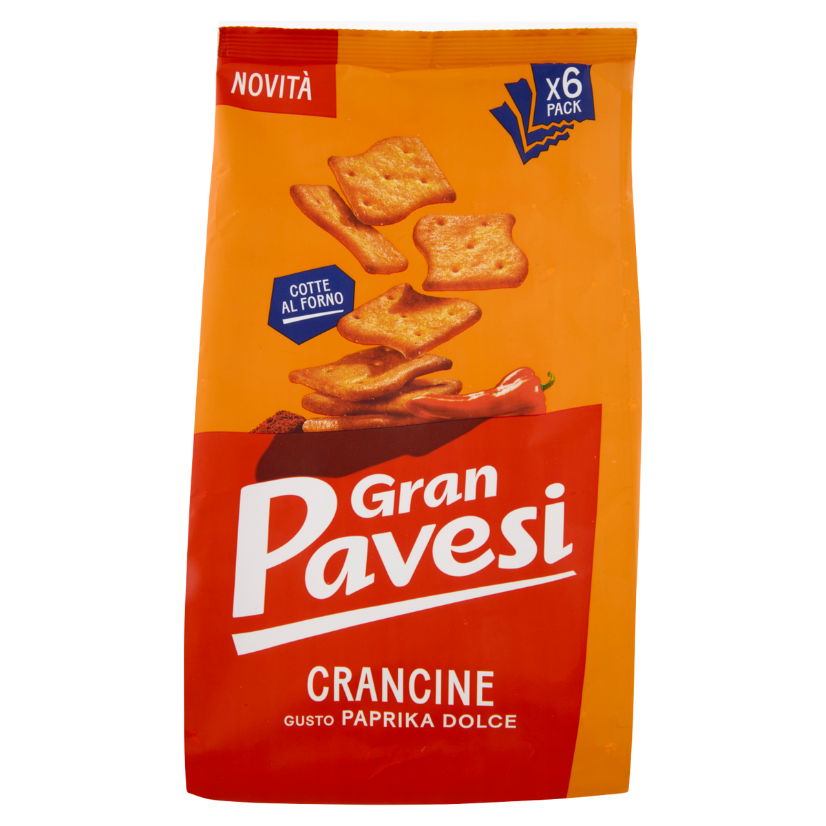 GRAN PAVESI CRANCINE PAPRIKA x6 180g (16 in a box)