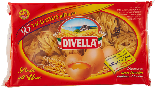 DIVELLA TAGLIATELLE ALL'UOVO 500g (12 in a box)