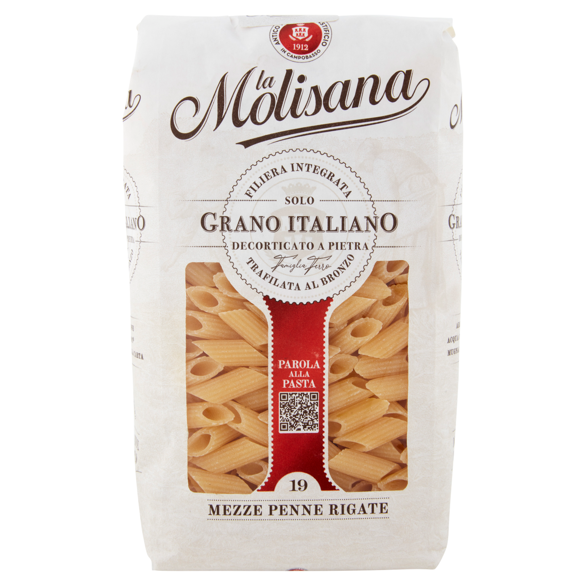 MOLISANA MEZZE PENNE RIGATE 500g (24 in a box)
