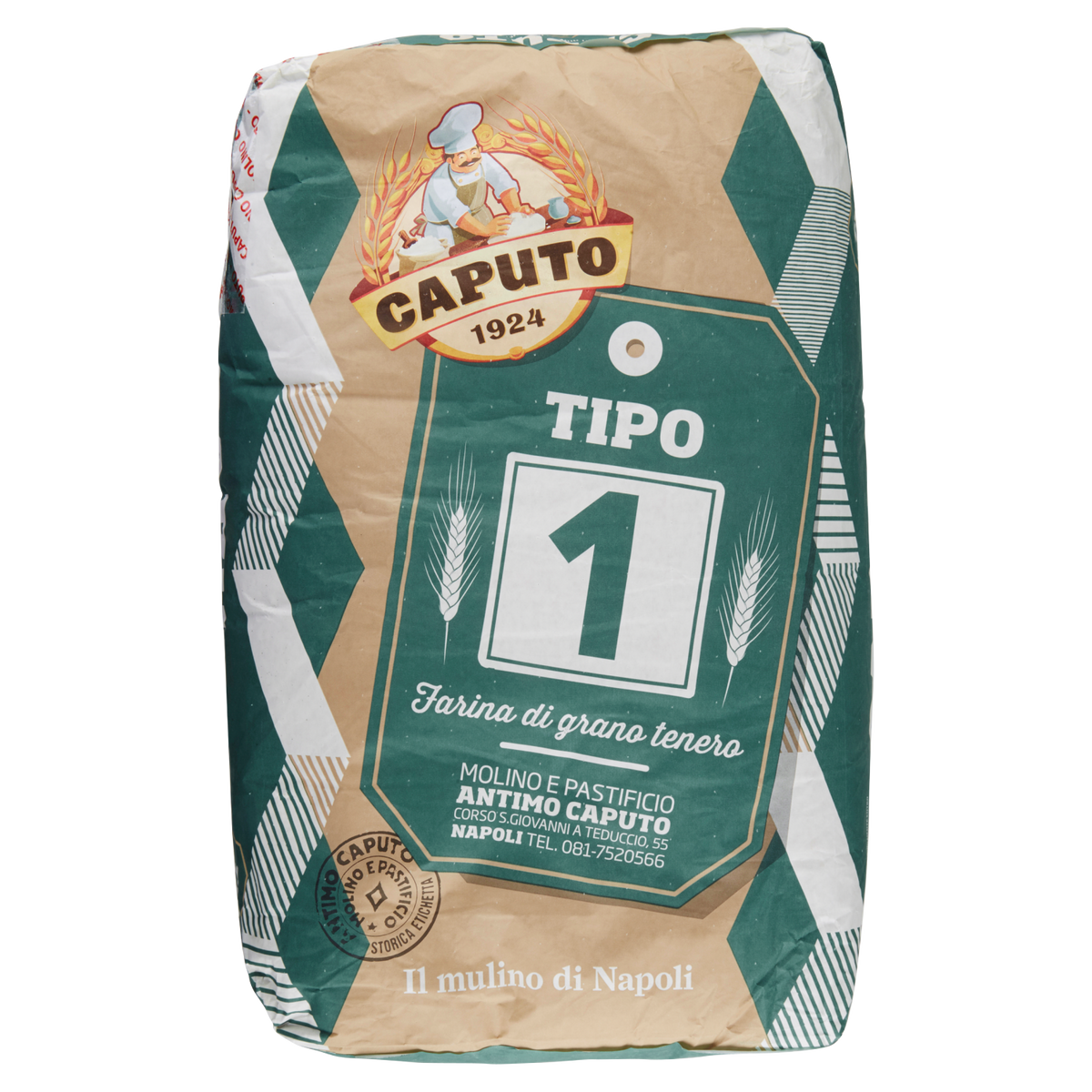 CAPUTO FARINA TIPO 1 STORICA ETICHETTA 25kg (single bag)