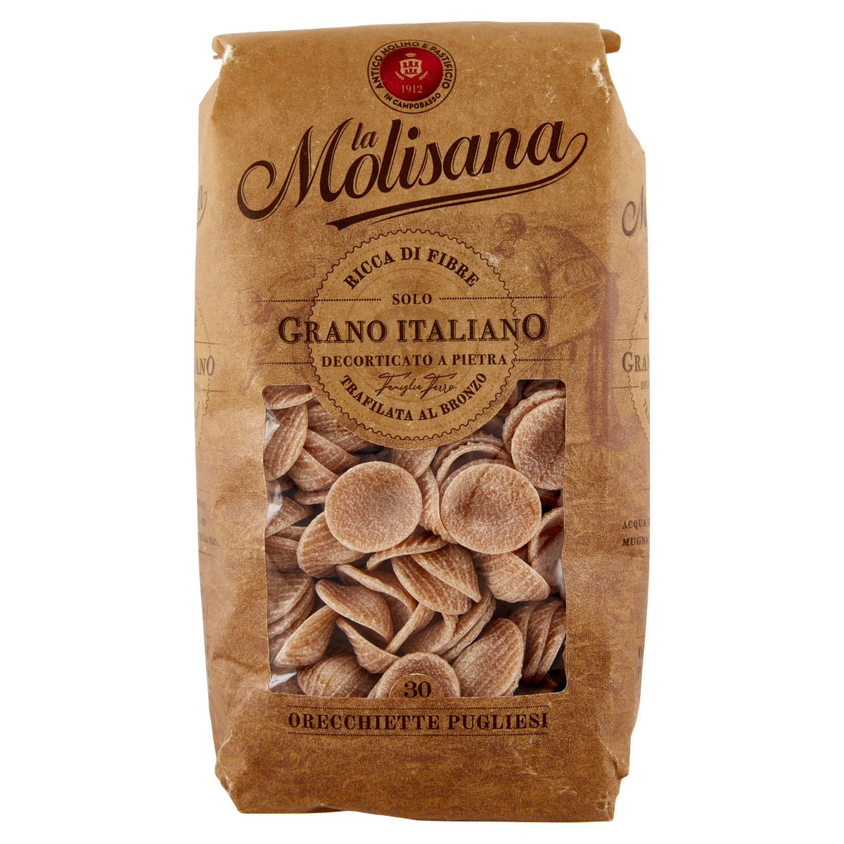 MOLISANA ORECCHIETTE INTEGRALI 500g (12 in a box)