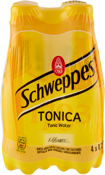 Schweppes Acqua Tonica 250Ml X4 1 Lt
