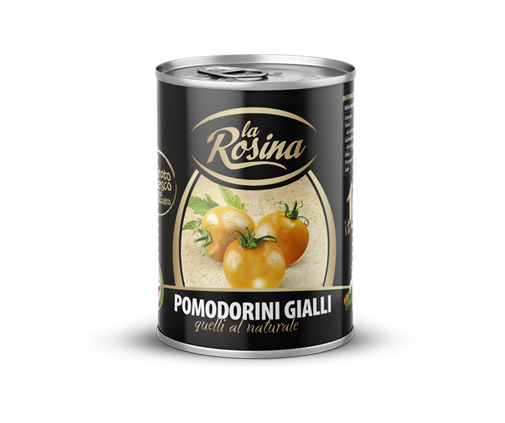 LA ROSINA POMODORINI GIALLI 400g (24 in a box)available from our italian food service store