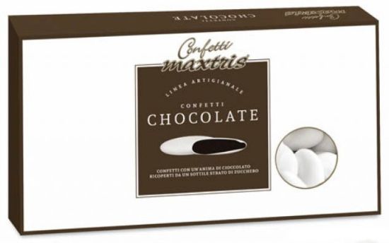 MAXTRIS CONFETTI CUORICINI BIANCHI 1kg (12 in a box)