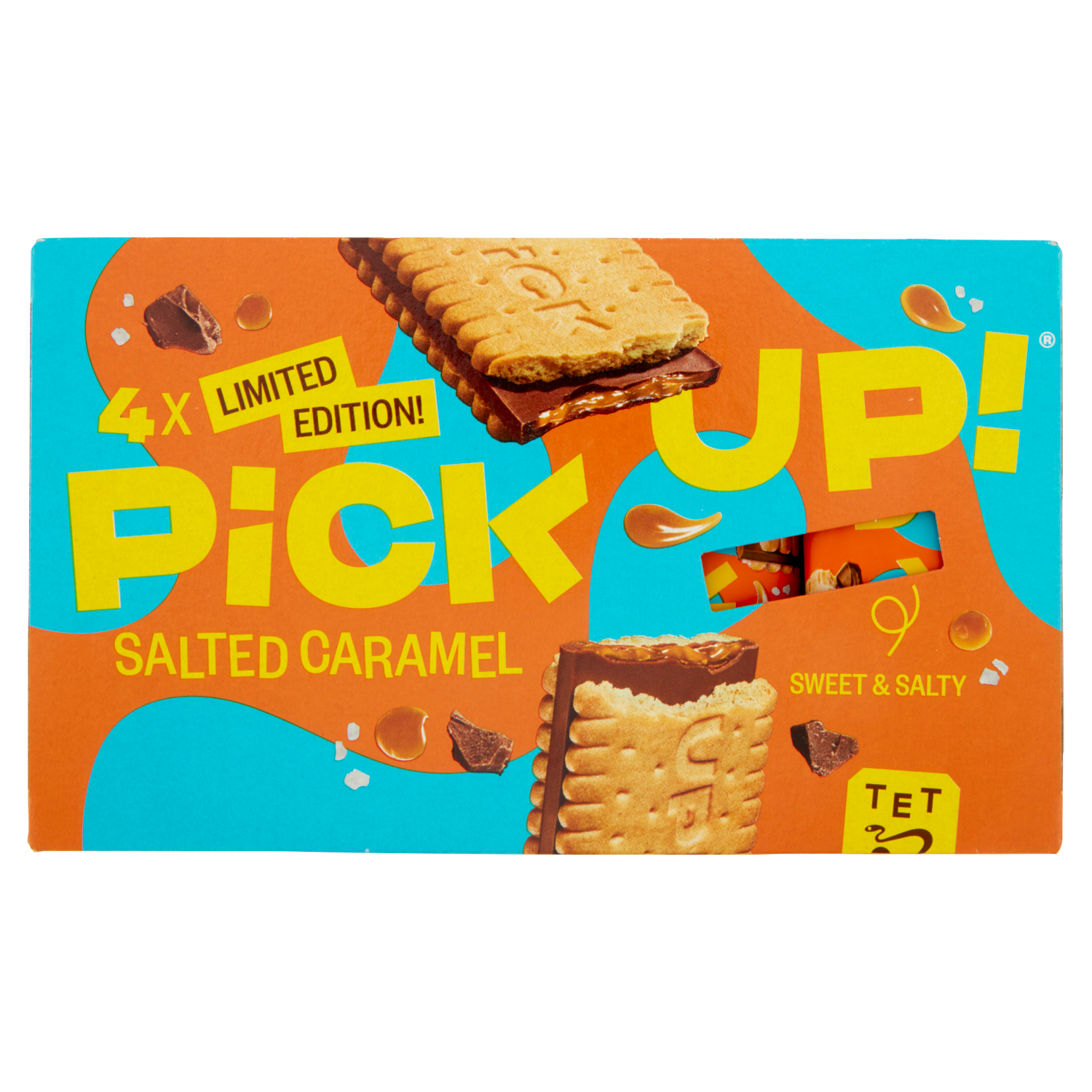 BAHLSEN PICK UP SALTED CARAMEL X4 112g (20 in a box)