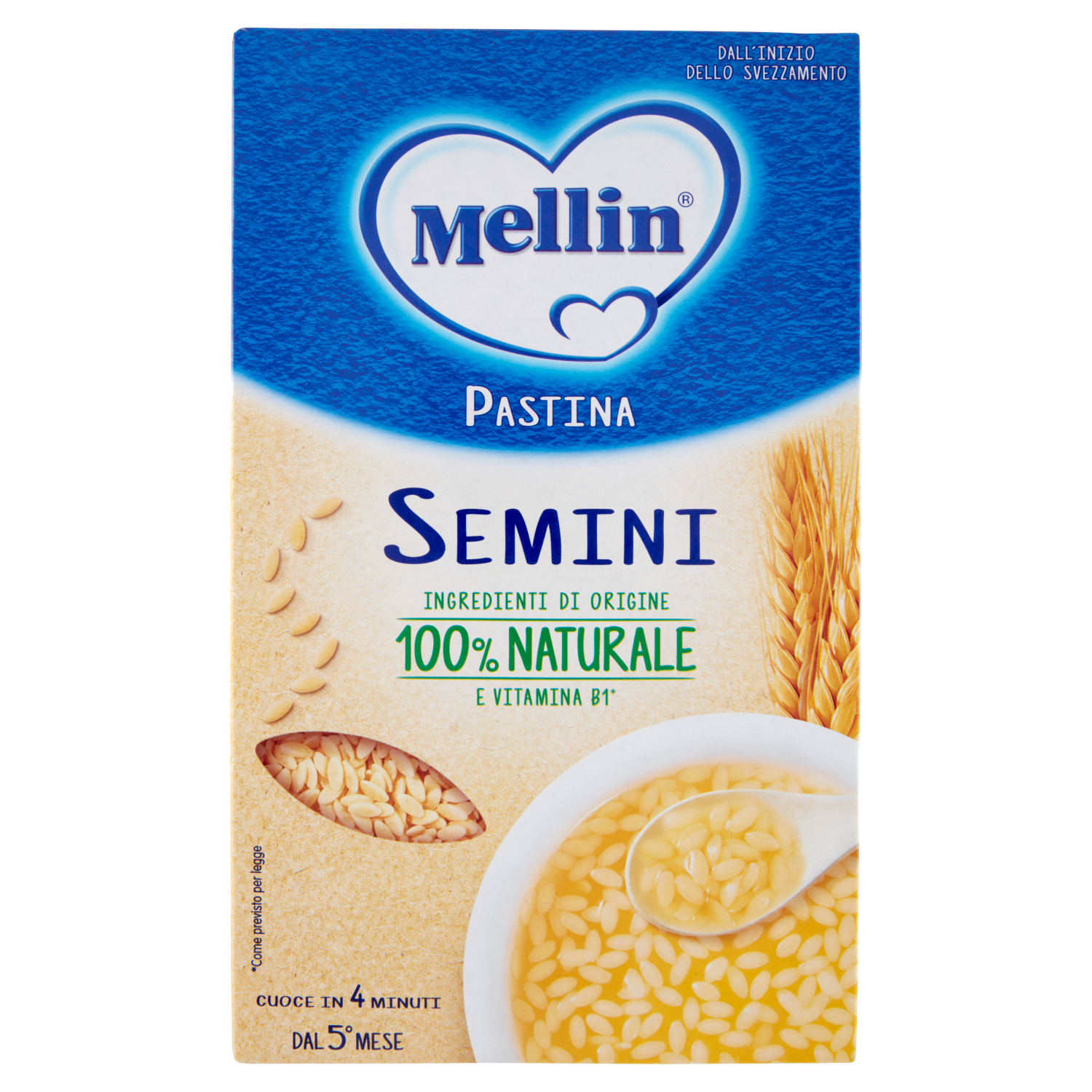 MELLIN PASTINA SEMINI 350g (12 in a box)