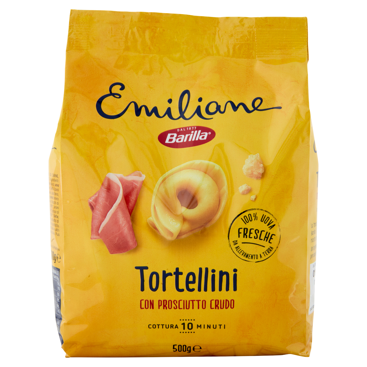 BARILLA EMILIANE TORTELLINI PROSCIUTTO CRUDO 500g (8 in a box)