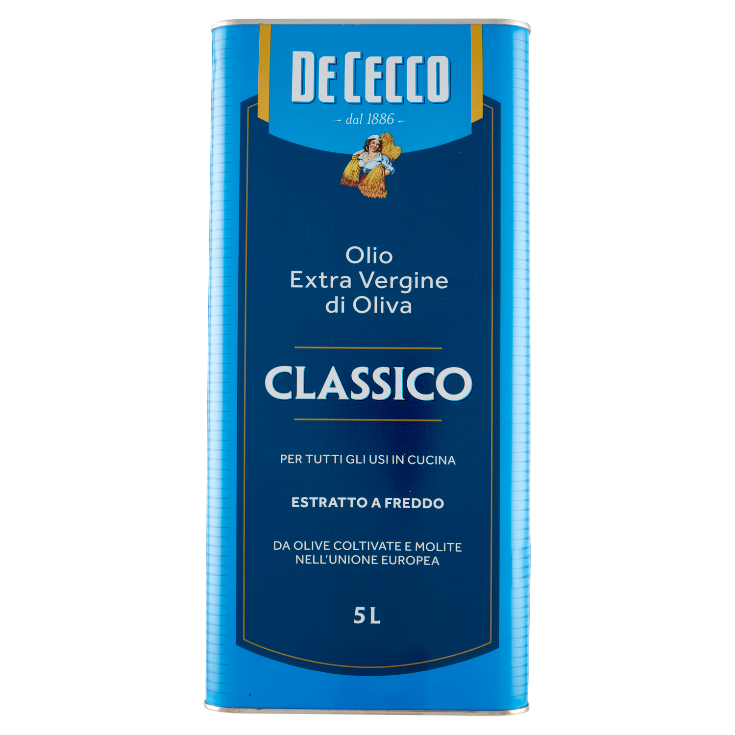 DE CECCO OLIO EXTRAVERGINE DI OLIVA 5lt (2 in a box)