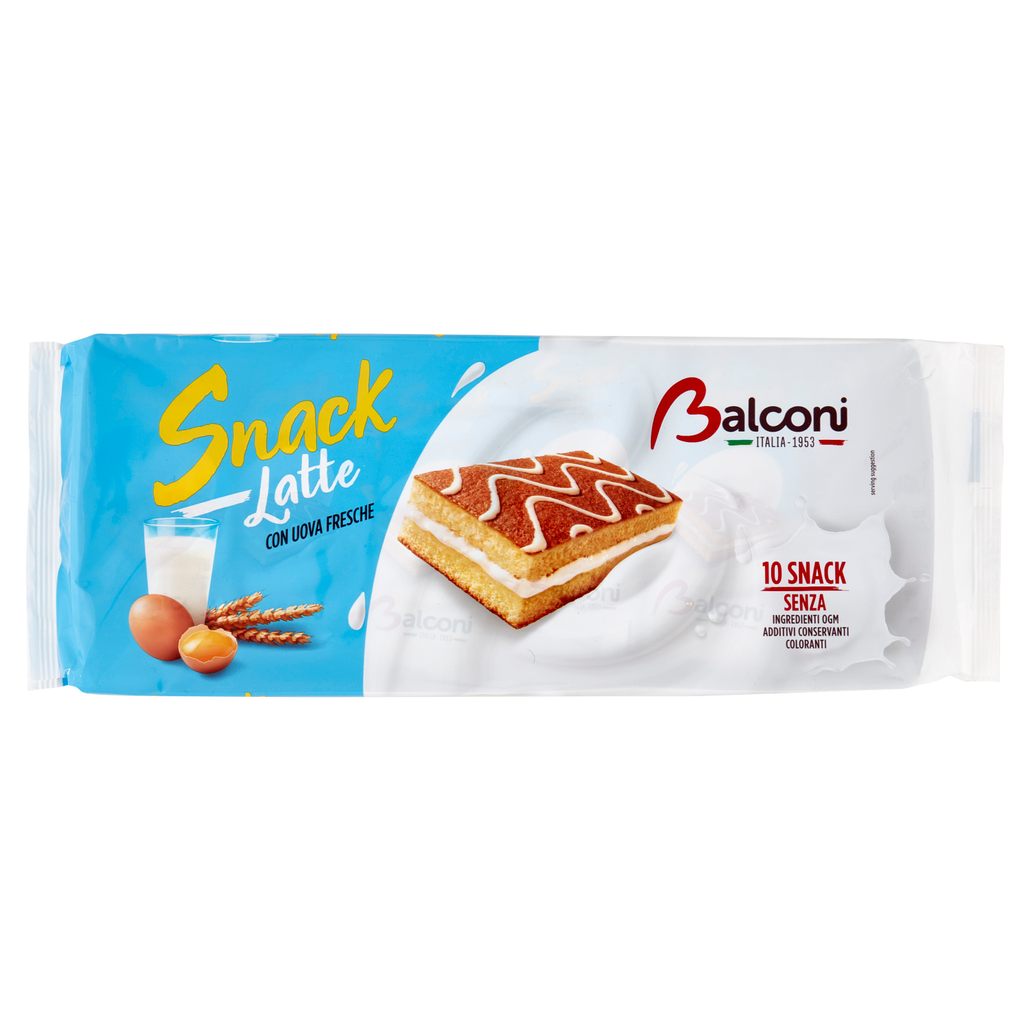 BALCONI SNACK LATTE X10 280g (15 in a box)