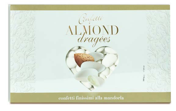 MAXTRIS CONFETTI ALMOND BIANCO 500g (6 in a box)