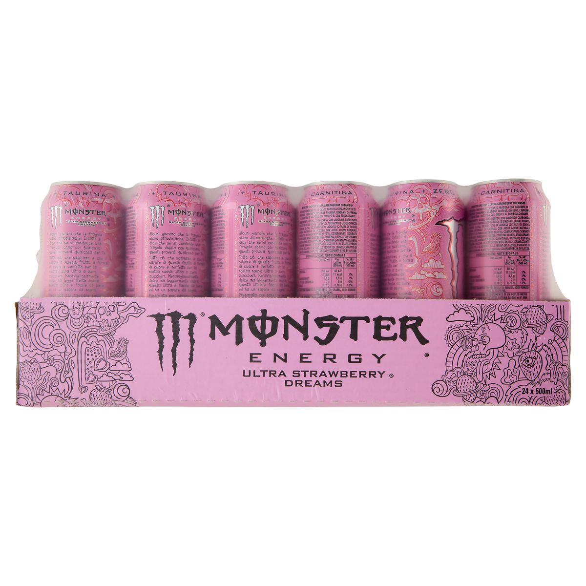 Monster Ultra Strawberry 500 Ml