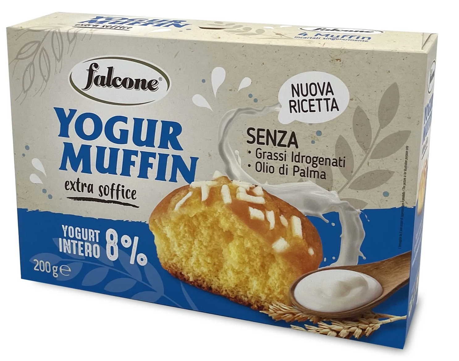 FALCONE MUFFIN YOGURT 200g (10 in a box)