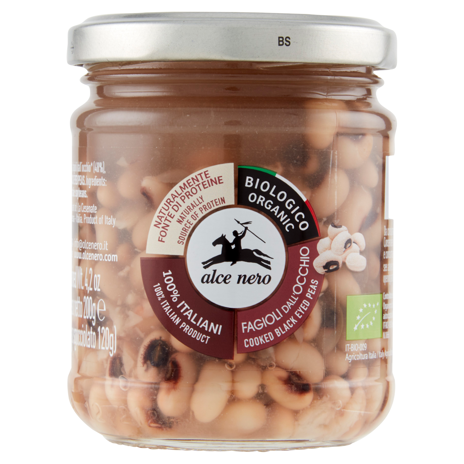 ALCENERO FAGIOLI DALL'OCCHIO ORGANIC 200g (12 in a box)