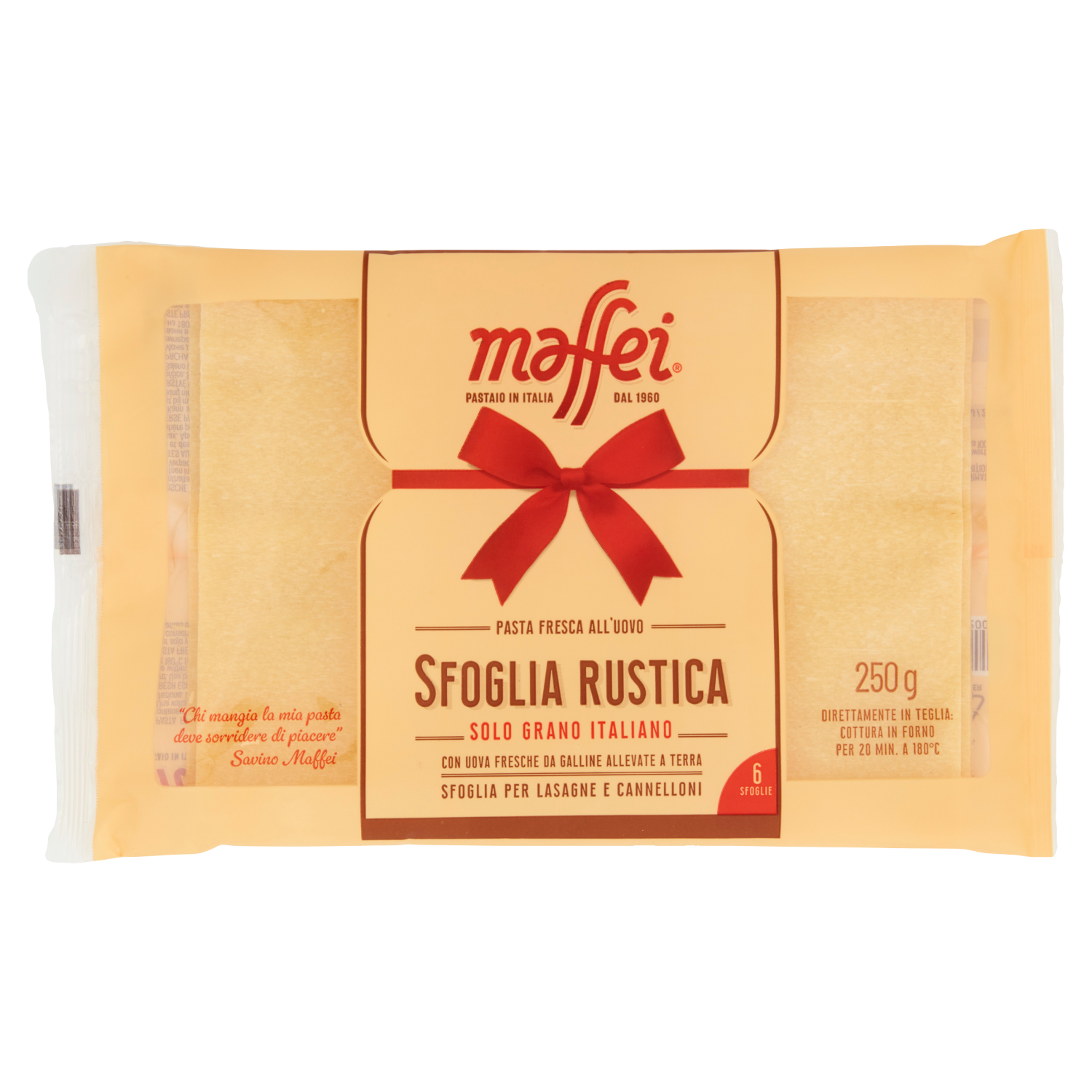 MAFFEI LASAGNA UOVO RUSTICA 250g (12 in a box)