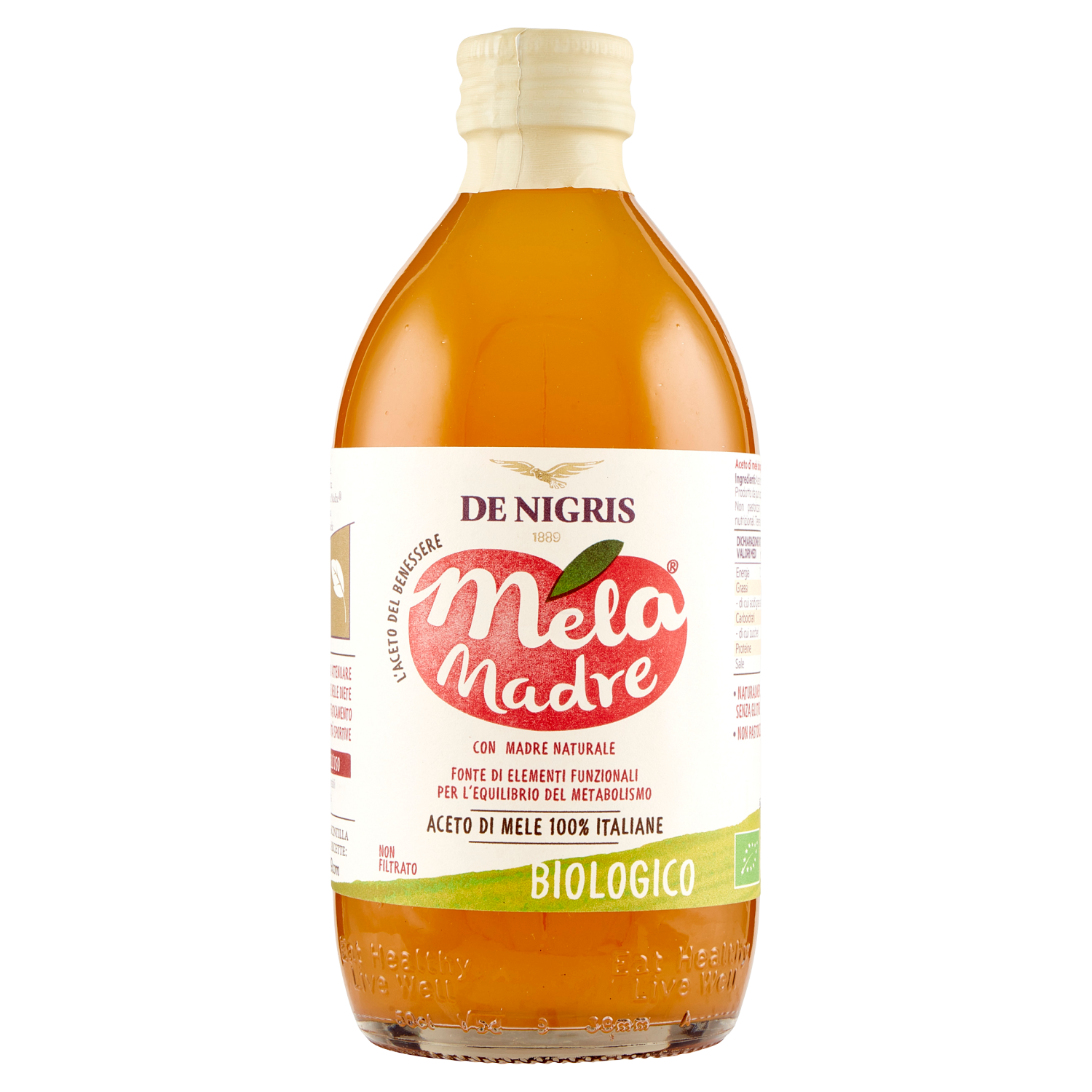 DENIGRIS ACETO DI MELA MADRE ORGANIC 500ml (6 in a box)
