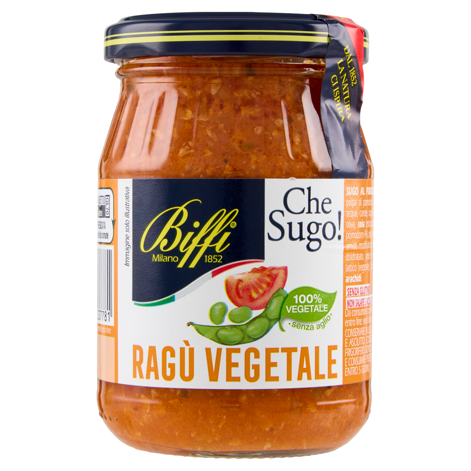 BIFFI RAGU' DI SOIA 100% VEGETALE 190g (6 in a box)