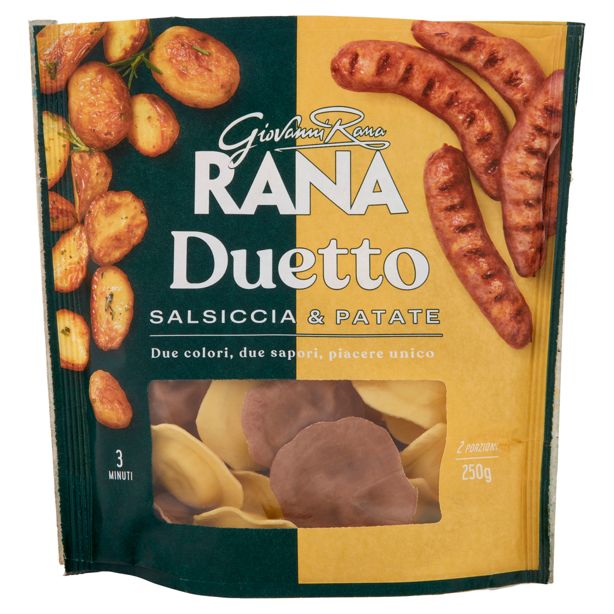 RANA DUETTO SALSICCIA E PATATE 250g (4 in a box)