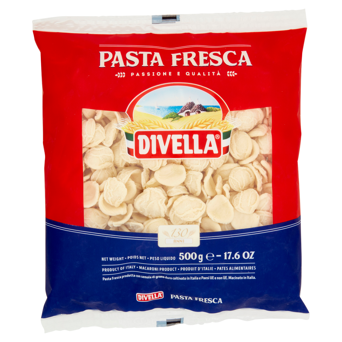 DIVELLA PASTA FRESCA ORECCHIETTE 500g (10 in a box)