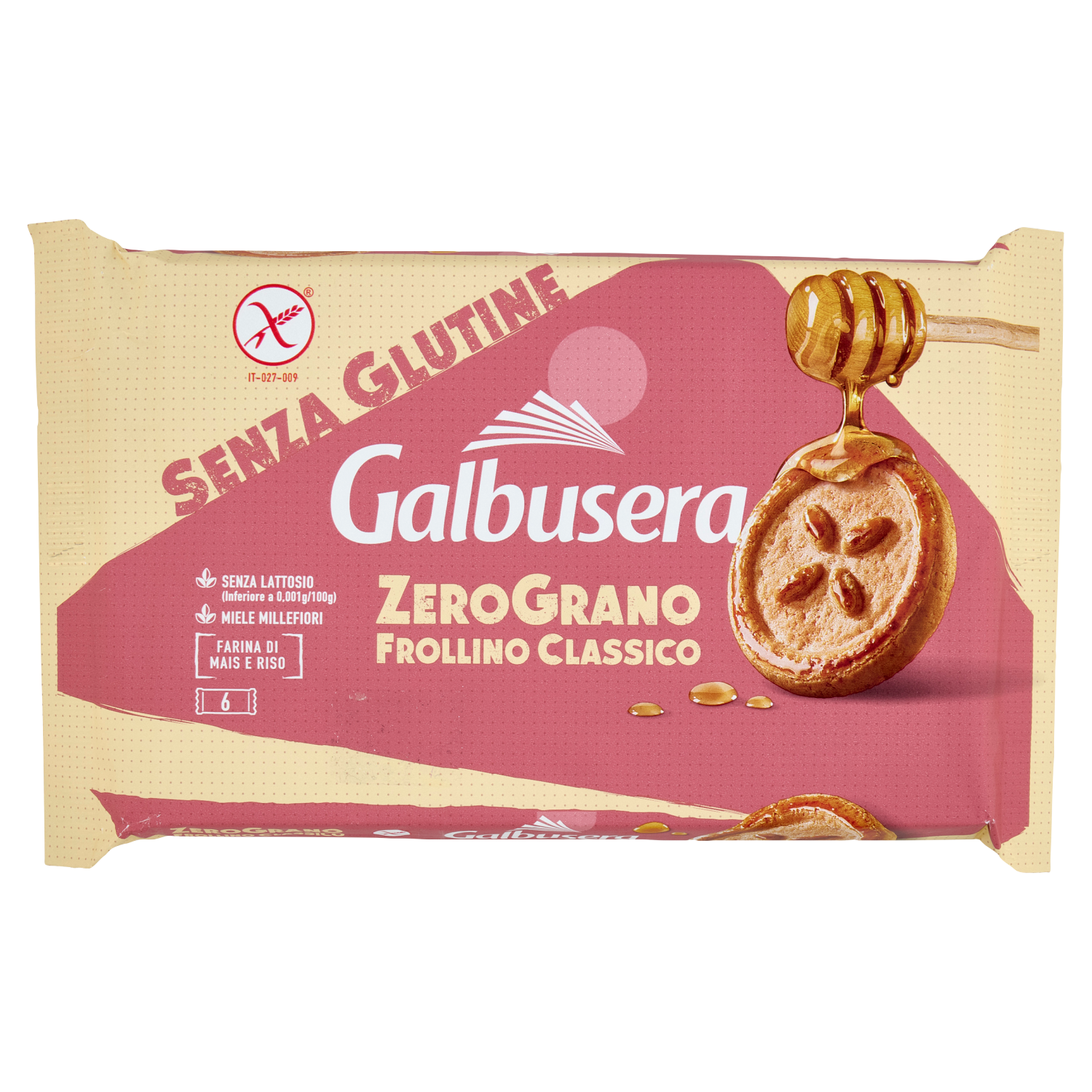 GALBUSERA ZEROGRANO FROLLINO gluten-free 220g (14 in a box)