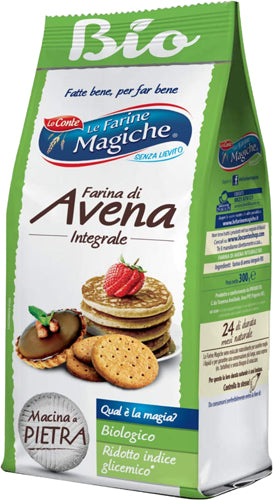 Lo Conte Farina Di Avena Integrale g.300 Bio (12 In A Box) (£1.55 Each)