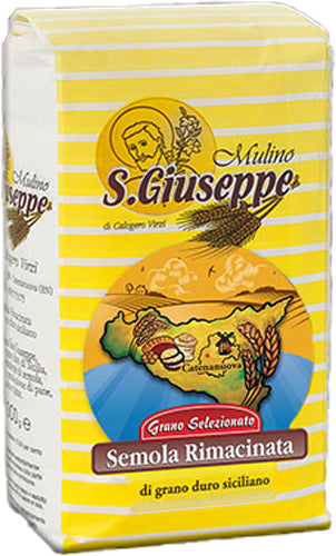 Mulino San Giuseppe Semola Kg.1 Rimacinata (10 In A Box) (£0.79 Each)
