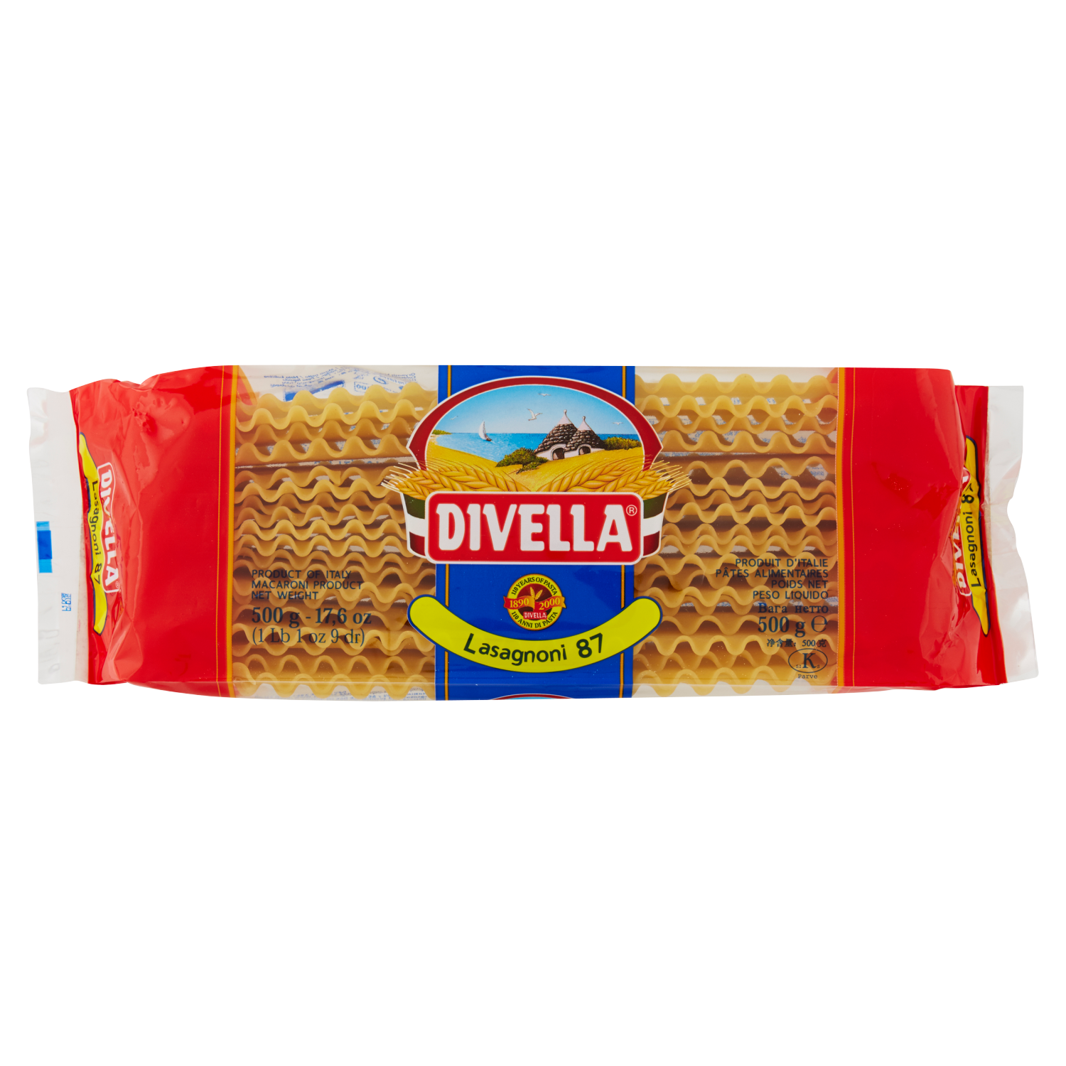 DIVELLA FORMATI SPECIALI LASAGNONI 500g (20 in a box)