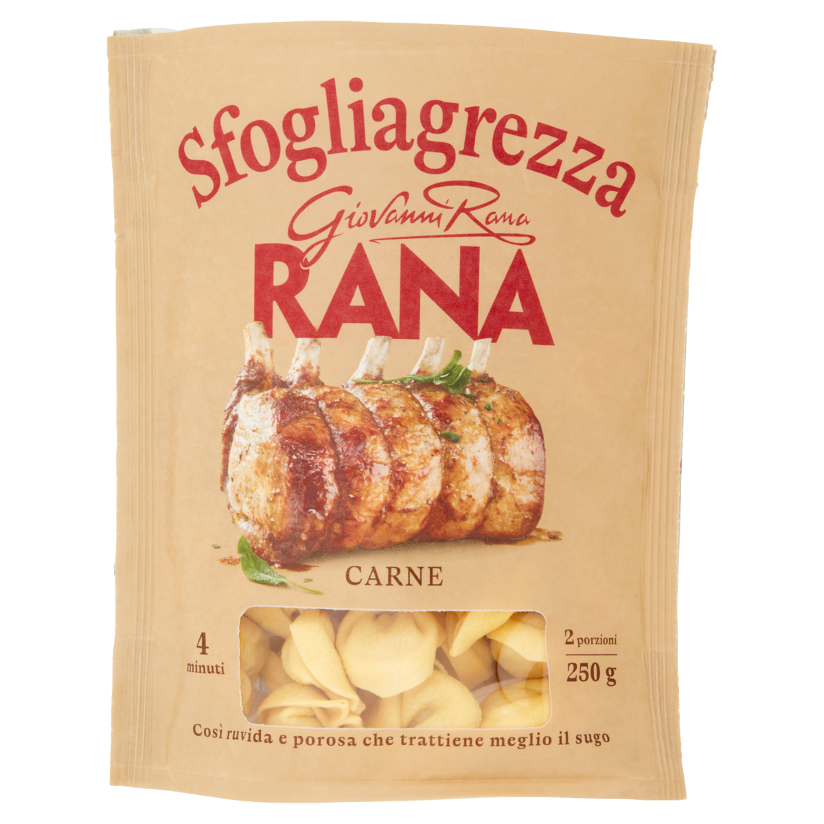 RANA RUSTICI TORTELLINI ALLA CARNE 250g (4 in a box)