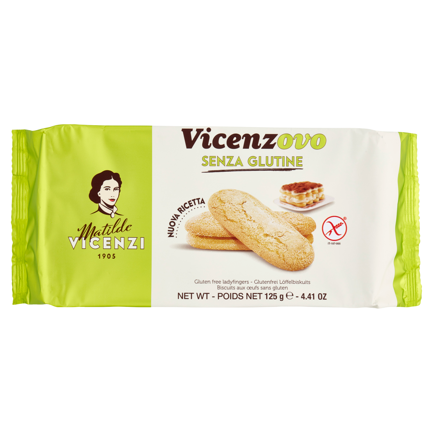 VICENZI SAVOIARDI gluten-free 125g (12 in a box)
