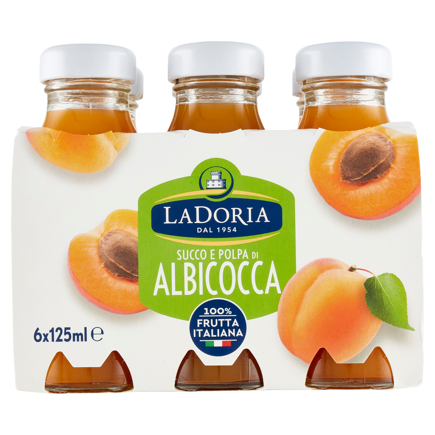 LA DORIA SUCCHI ALBICOCCA 125ml X6 (4 in a box)