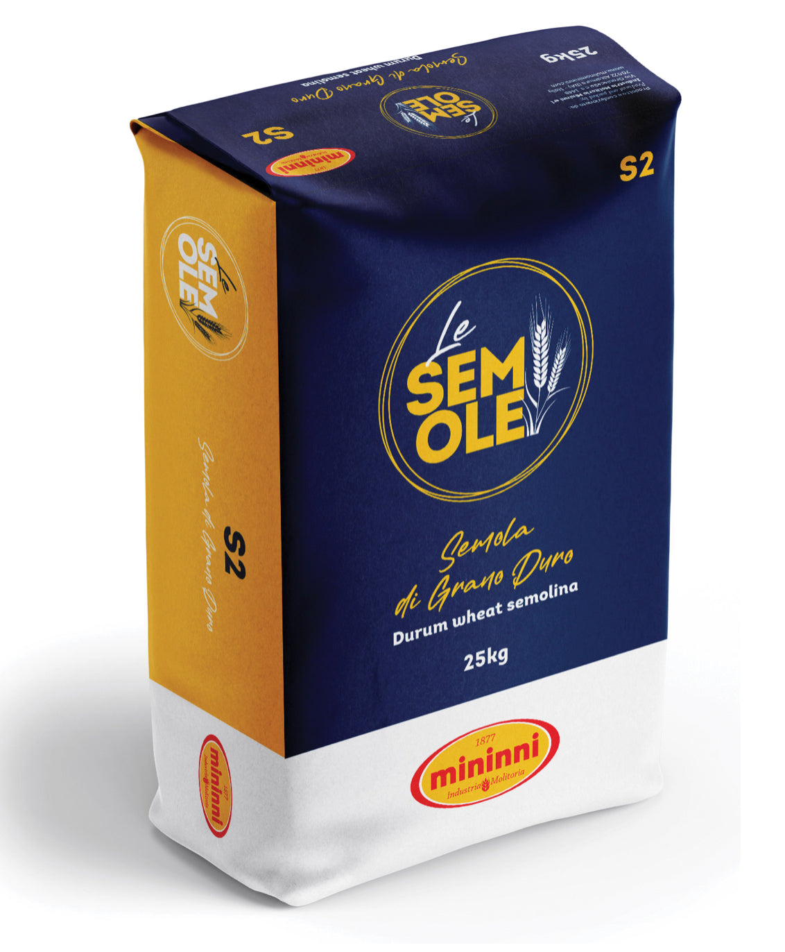 MININNI SEMOLA GRANO DURO 25kg (single bag)