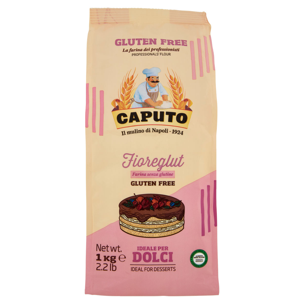 CAPUTO FIOREGLUT PER DOLCI 1kg (12x1kg)