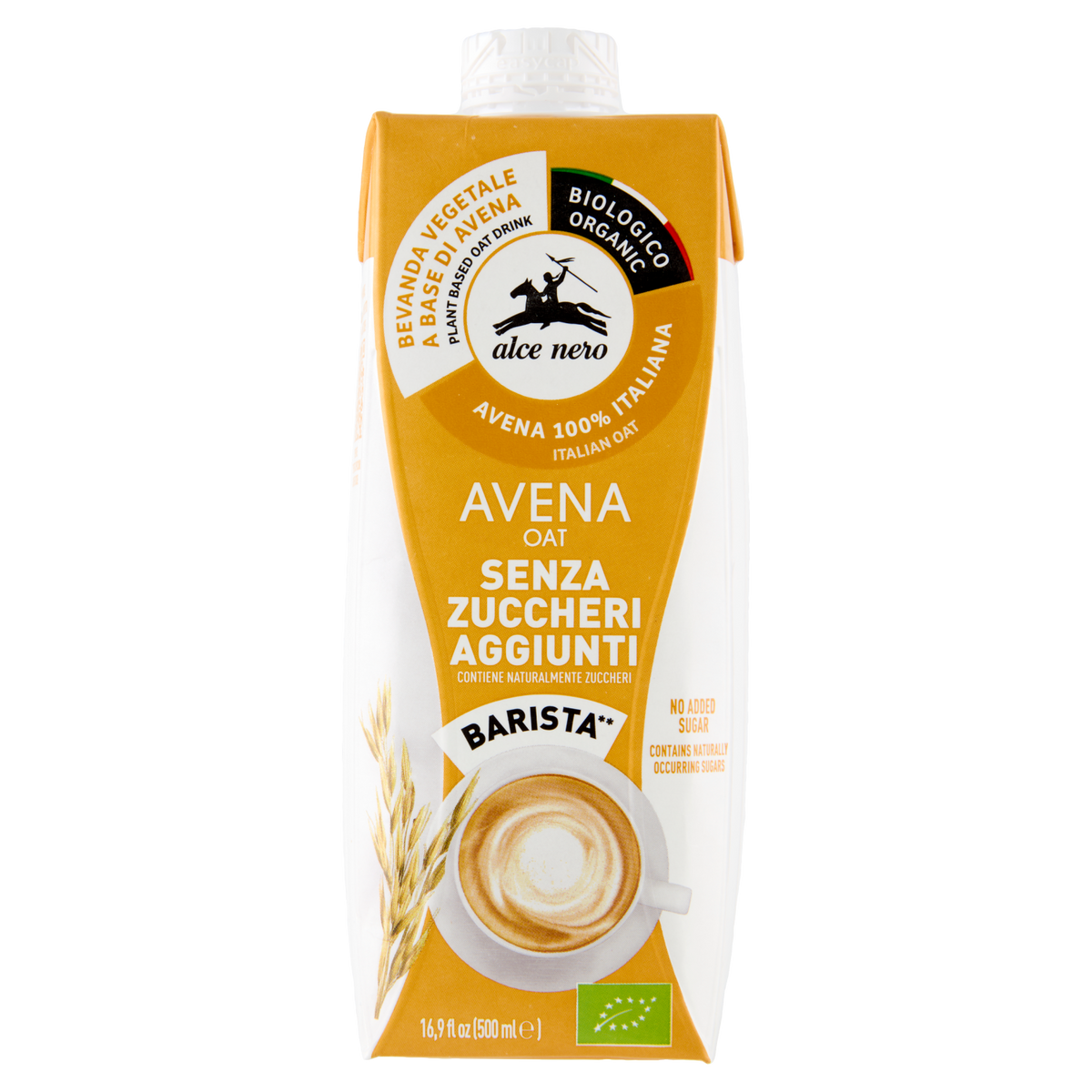 ALCENERO DRINK AVENA ORGANIC 500ml (12 in a box)